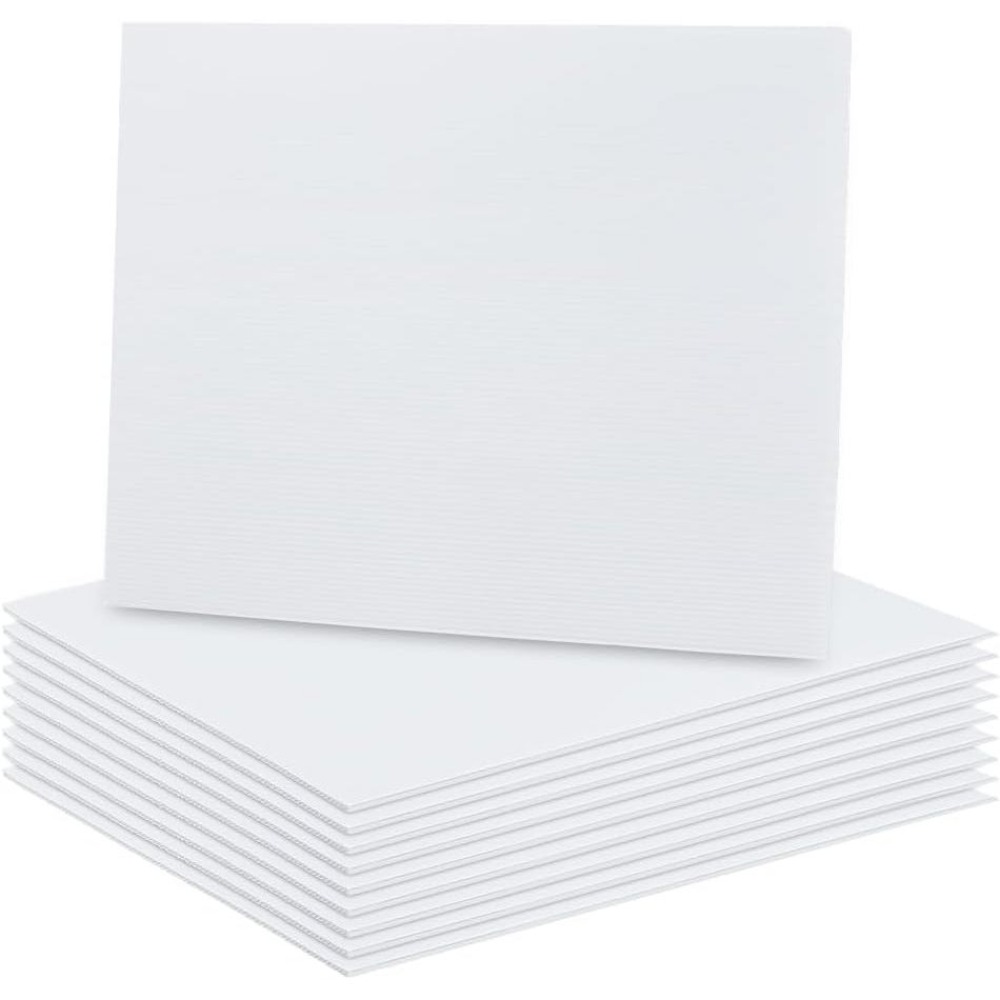 10장 흰색 골판지 플라스틱 시트 15.7x11.8인치 - Yard Sign Blank 리뷰 및 가격