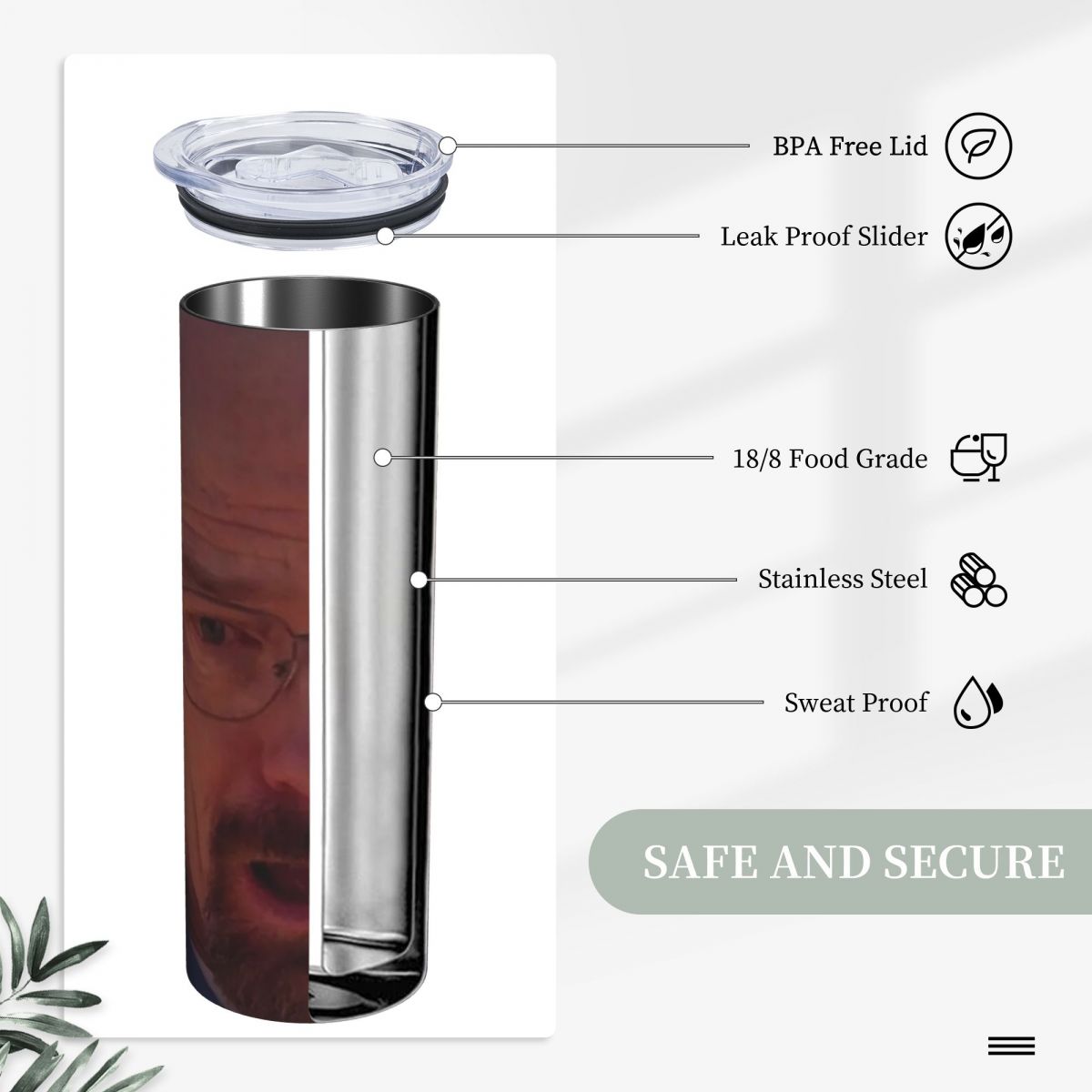 월터 화이트 멤 스테인리스 스틸 텀블러 진공 단열 머그 - Tumbler 20Oz White 리뷰 및 가격